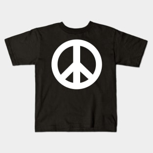 Peace Symbol - White - No Linest X 300 Kids T-Shirt